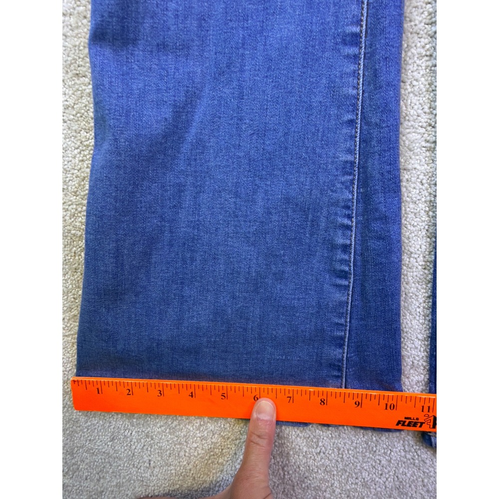 American Eagle Super Hi-Rise Flare Jeans Women 2 (26x30) Blue Next Level Stretch - Picture 9 of 9